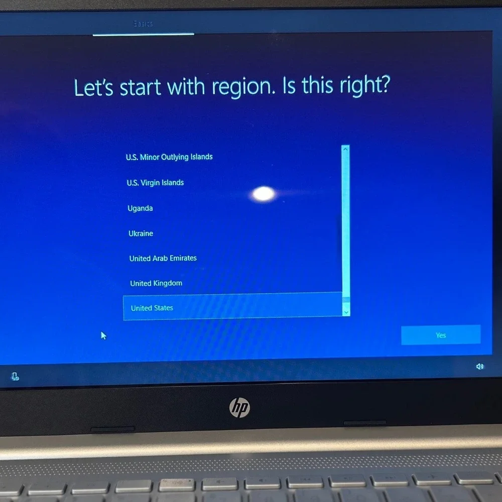 HP Silver Laptop